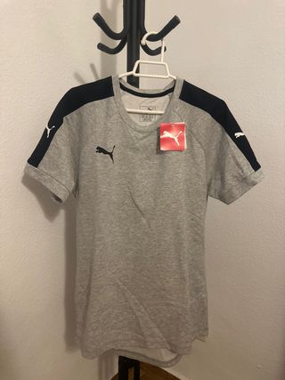 Camiseta Puma M - Gris y Negra