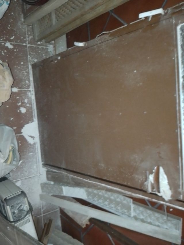 Puerta hierro con cristal