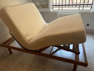 Cama articulada eléctrica con colchón viscolástico