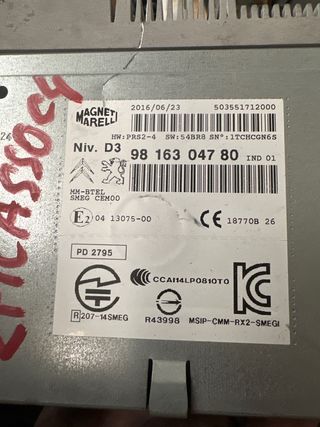 Radio Coche 9816304780 - SMEG