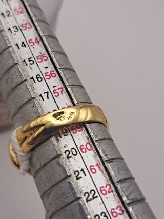 Anillo oro 18k diamantes