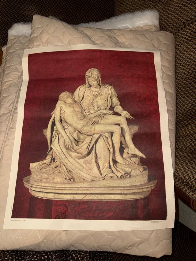 Lienzo Piedad Miguel Ángel