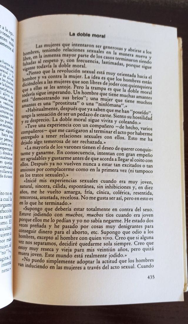 El informe Hite: estudio de la sexualidad femenina