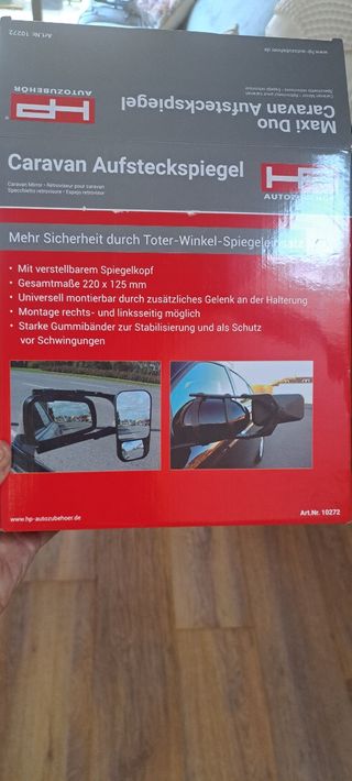 Espejo retrovisor caravana / autocaravana