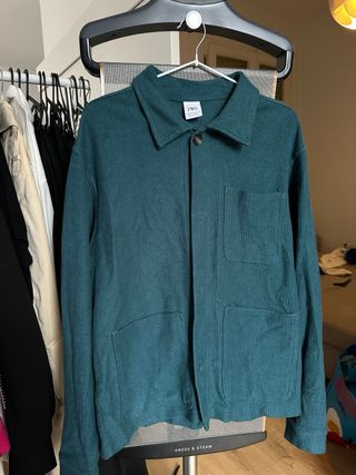 Chaqueta Zara verde hombre
