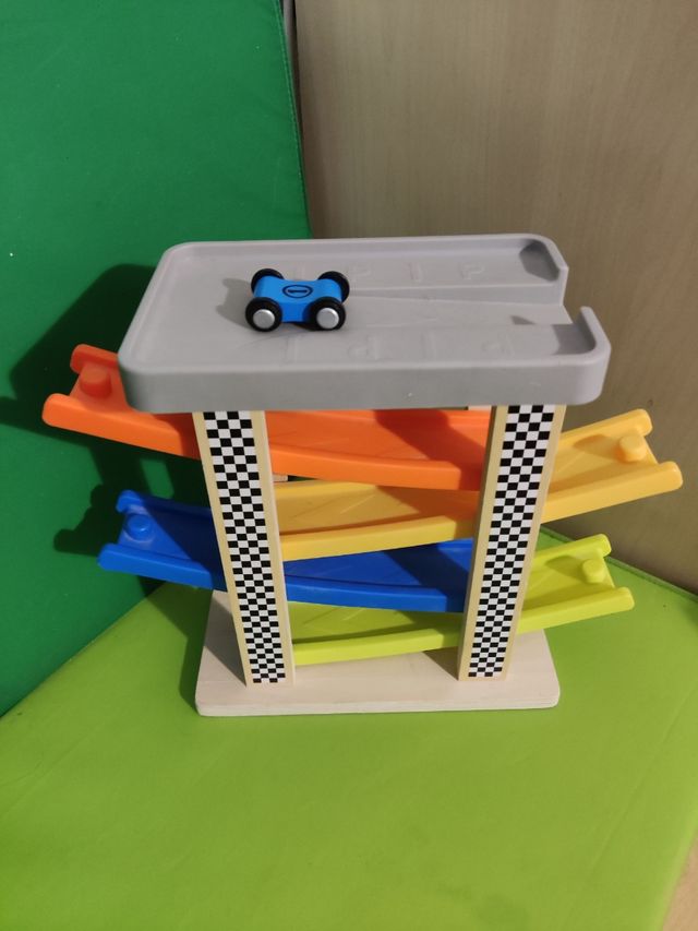 Pista Coches Zig-Zag Infantil