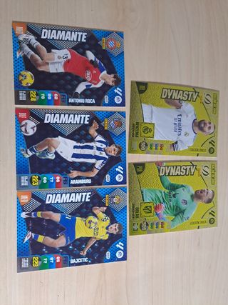 Cromos Panini Dynasty - Diamante y balón de oro