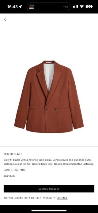 Blazer Zara -  americana marrón