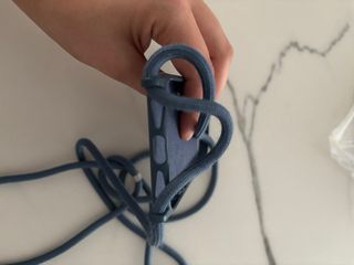 Funda iPhone 8 con cuerda - Azul