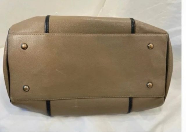 Bolso Longchamp piel marrón-negro