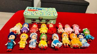 16 Bambole Minimon Originali + valigia