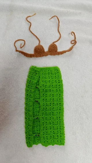 Traje crochet muñeca Nancy