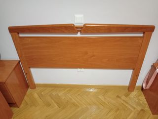 Cabecero cama madera maciza