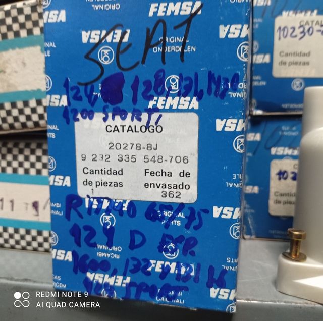 Tapa delco SEAT 124 - FEMSA