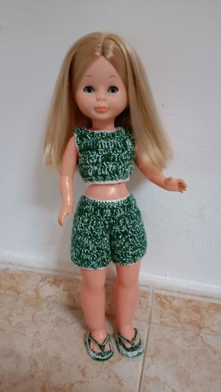 Conjunto Crochet Nancy: Top y Shorts