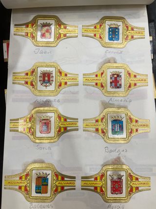 Lote +100 Vitolas Cubanas Antiguas