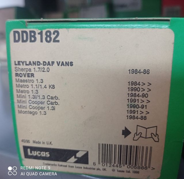 Tapa de Delco Lucas varios modelos