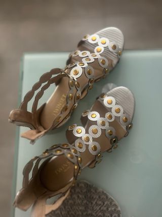 Sandalias Twinset Plata