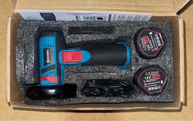 Mini amoladora Angular Gevorks 12V