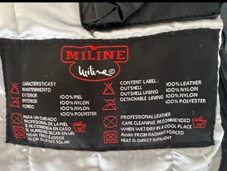 Cazadora moto piel mujer - Talla 44 (38-40)