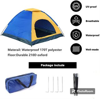 Tenda Da Campeggio tende glamping Per 4 persone