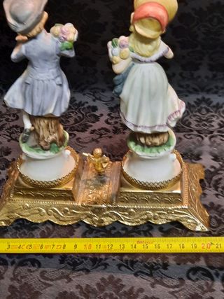 Statuette Ceramica Capodimonte Vintage