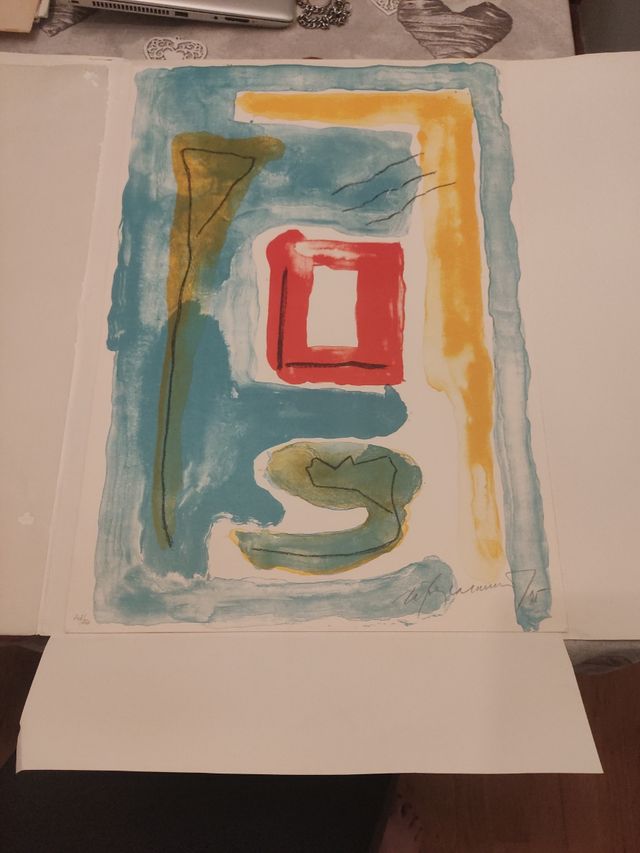 Litografia numerata Albert Ràfols Casamada