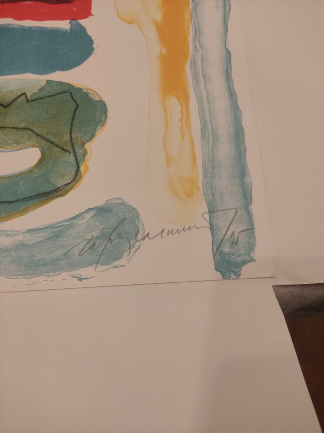 Litografia numerata Albert Ràfols Casamada