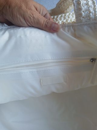 Borsa H&M bianca in rafia