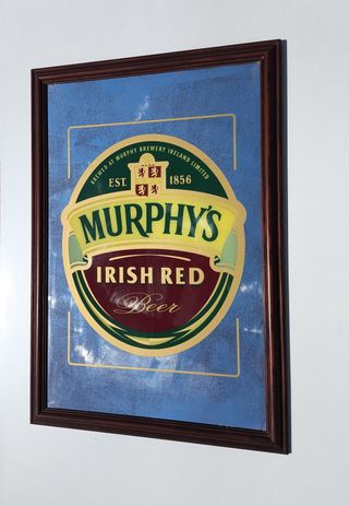 Espejo Murphy's Irish Red Beer tamaño grande