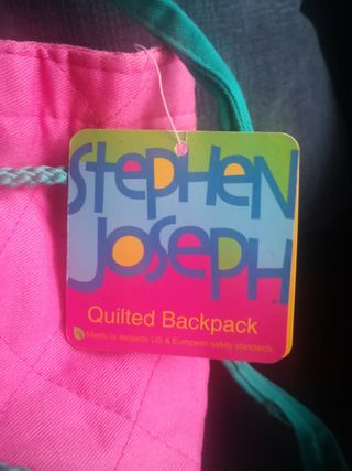 Mochila Infantil Stephen Joseph Rosa