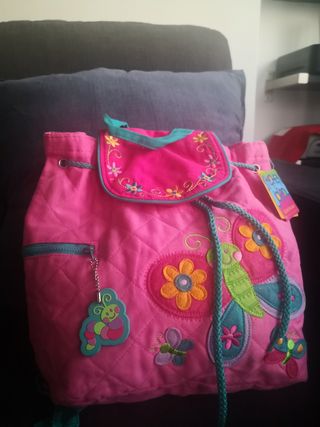 Mochila Infantil Stephen Joseph Rosa