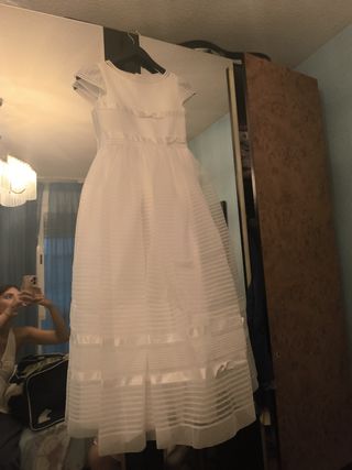 Vestido comunión niña blanco