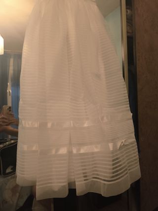 Vestido comunión niña blanco