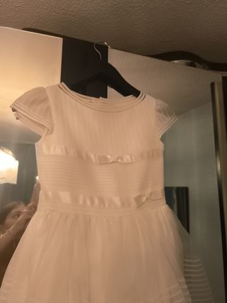Vestido comunión niña blanco