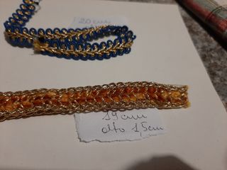 passamaneria vintage intrecciata...C