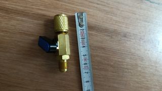Válvula bola 1/4" hembra a macho