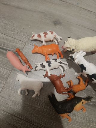 10 Figuras Animales Granja