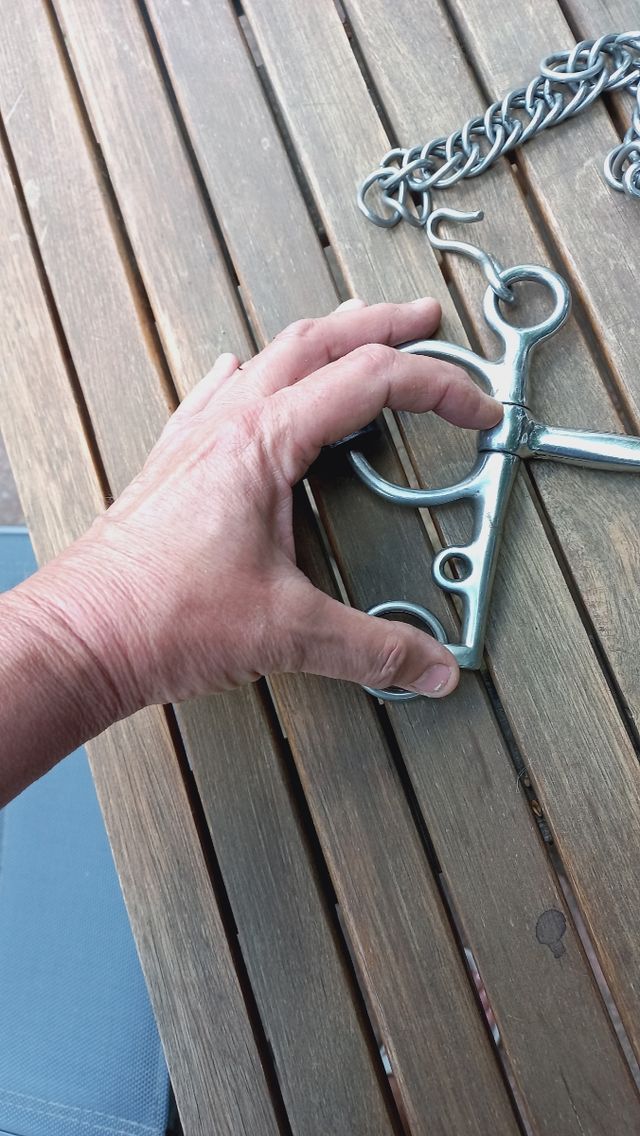 Bocado Pelham 12,5 con puentes