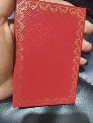 Cartier: Certificado y su estuche