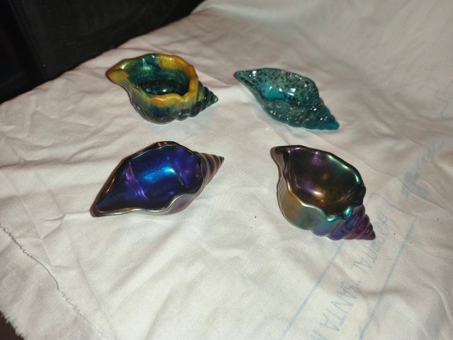 Conchas de resina: Decoración única y elegante..