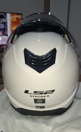 Casco moto LS2 blanco nuevo