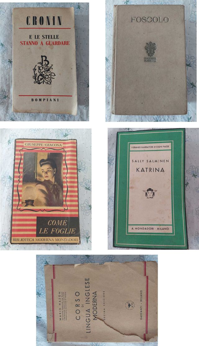 Libri vari degli anni 1930/1940 vendo in blocco. 
