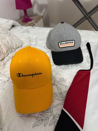 Gorras Billabong y Champion