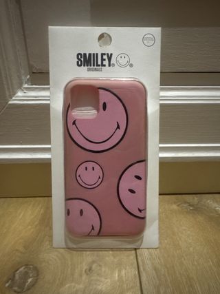 Funda Smiley iPhone 11 rosa