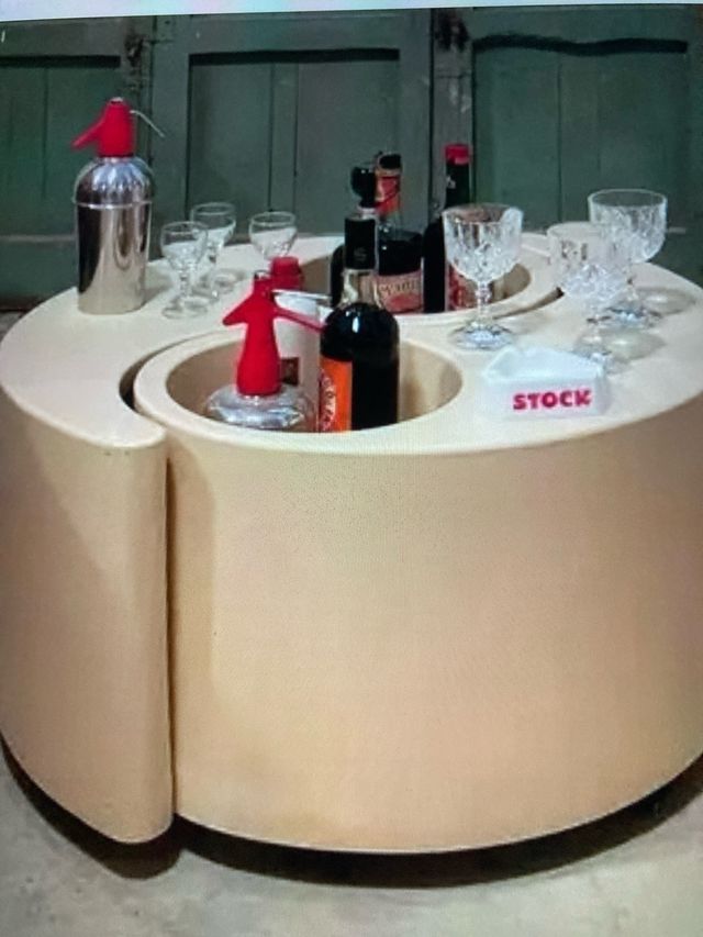 Tavolino bar vintage anni '70