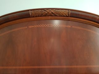 CABECERO Y PIE CAMA MATRIMONIO EN MADERAS NOBLES