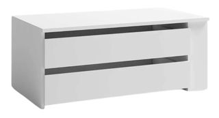 Cajonera blanca de madera