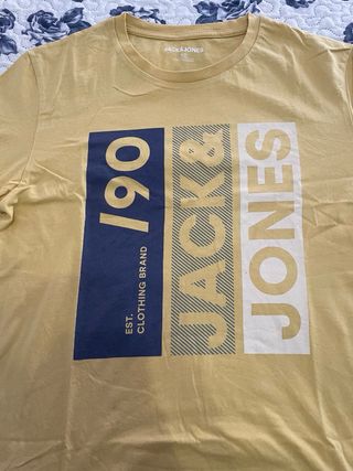 Camiseta Jack & Jones amarilla