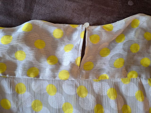 Blusa Zara Pois Gialli